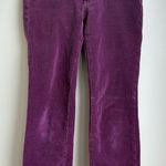Pilcro and the Letterpress Pilcro Maroon Purple Button Up Cords Size 27‎ EUC Photo 0