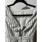 Everly  Women's Striped Knot‎ Front Jumpsuit Sleeveless Casual Comfy - Medium Photo 4