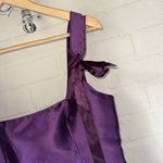 Current Mood  dress Purple metallic  Bow Straps dolls Kill large Photo 1