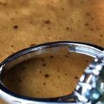 Peacock Quartz Peridot Sterling Silver Cocktail Ring Size 10 Blue Photo 5