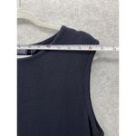 Hillard & Hanson  Women's Dress Solid Navy Blue Sleeveless Size Large USA Made Photo 4