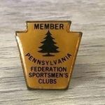 Vintage Pennsylvania Label Pin Photo 0