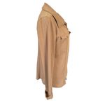 Royal Robbins tan long sleeve collared ponte zip shirt UPF50 size small Photo 2