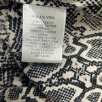 Dolce Vita Size Large Snake Print Dress Tank Style Keyhole Back DV Black Photo 6