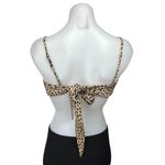 Princess Polly Luka Tan Animal Print Sleeveless Cami Camisole Crop Tank Top 4 Photo 1