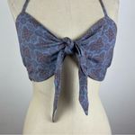 Jen's Pirate Booty Free People Jen’s Pirate Booty Paisley Tie Front Paisley Top Large Photo 3