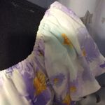 Cottagecore Puffed Sleeves Floral Dress Large L Lined Gathered Neckline Photo 5