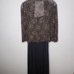 Vintage‎ Karen Miller New York Formal Dress 2 Pc Size 10 Photo 4