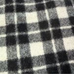 Vintage Black & White Wool Plaid Pencil Skirt Size S Photo 2