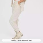 Aerie Offline by  snowday textured cream color jogger size XS Photo 11