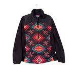 RL Ralph Lauren Active Fleece Pullover Jacket W Medium Southwest Aztec Print Black Size L Photo 1