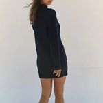 Free People #64 NWT  Alba Sweater Tunic in Navy Blazer Photo 3