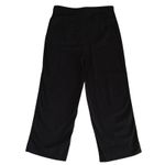 Quince Size 31 Wide Leg Crops Cropped Pants Stretch Black High Waisted Rise Photo 1