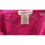 Bozzolo Vintage  Women’s Pink Laced Flower Crop Top size S Strap Blouse Photo 8