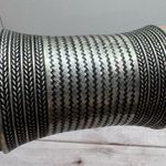 Mango MNG Etched Cuff Bracelet African Indian Gladiator Boho Statement Piece Photo 1