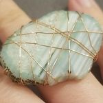 Vanessa Mooney 💕💕 Brazilian Agate Wire Wrap Ring Photo 8