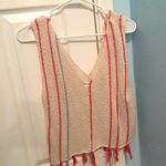 Lucky Brand Oatmeal Too With Orange And Blue Stripes Photo 0