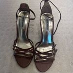 Steve Madden Alanaa Strappy Brown Leather Heels Size 7M Photo 1