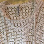 Cotton Crochet Hooded Swim Coverup M Size M Photo 1