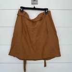 Banana Republic Women’s 16 Tall Brown Linen Blend Skirt Photo 1
