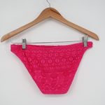 Ralph Lauren Lace Bikini Set Women Small Pink Lined Ruffle Detail Swimwear Beach Photo 1