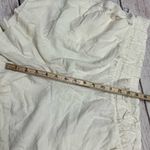 Gap Linen Blend Lightweight Shorts High Waist Pull On White Size XL Photo 4