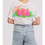 Daydreamer  White Pink Beach Boys Convertible Surf Tropical Oversize USA T-Shirt Photo 9