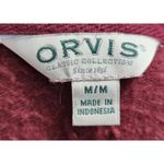 Orvis  Classic Collection Sweatshirt Pullover Casual Comfy Burgundy‎ Size M Photo 2