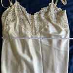 Seventy Y2K Cream and Tan Silk Midi Skirt L White Size L Photo 10