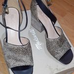 Madewell | Alena Ankle Strap Sandals in Calf Hair Size 8 Photo 2