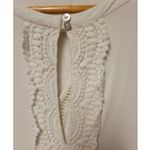 Daniel Rainn  Quin Keyhole Crochet Lace Blouse Boho Beachy‎ Coastal Plus Size XXL Photo 4