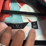 G by Giuliana Red and Orange Floral Bomber Jacket Lightweight Artistic Design Size 2X Photo 1