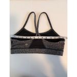 Lululemon Flow Y size 6 Grey Heathered Sports Bra Racerback Mesh Back Yoga Gym Photo 2