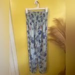 World Market Blue and Purple Floral pants Size undefined Photo 5