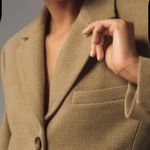 Anthropologie  Cropped Blazer Jacket size 12 Photo 3