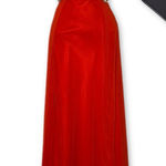 Riva Designs Beaded One Shoulder Formal Red Dress Floor Length Evening Gown Size 0 Photo 0
