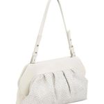 Vince Camuto NWT Amari Leather Clutch Bag in Cotton White, New w/Tag $158 Photo 2