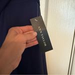 Ann Taylor Midnight Blue Silk Strapless Mini Dress Photo 4