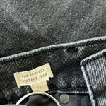 Madewell The Perfect Vintage Jean Lunar Wash Black Raw Hem N1325 Size 27 Photo 4