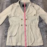 Sanctuary linen double breasted cinch waist jacket S Photo 8