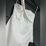 Lulus  NWT White One Shoulder Strap Sleeveless Formal Mini Dress Prom Womens XS Photo 9