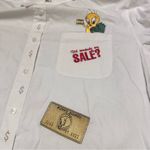 Warner Bros Men's White Cartoon Graphic Shirt size L Size L Photo 5