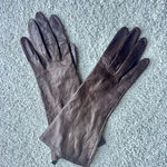 Saks 5th Avenue Vintage Saks Fifth Avenue Brown Leather Gloves Photo 1