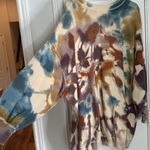 Natural Life sunset tie dye crew neck sweater Photo 6