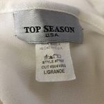 Vintage Beaded Cream Floral Top and Cardigan Set Large Photo 7