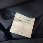 BLQ Pleated Navy Romper Blue Size 0 Photo 9