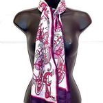 Italian Made Paisley Vintage Scarf Photo 0