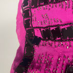 Free People  SPEAK EASY Size 4 Pink Sequins Beads Mini NEW FLAWED Photo 12