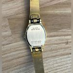 Bulova Ladies Watch Vintage Genuine Diamonds Gold Electro Bracelet Gold Dial Photo 7
