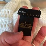 Grace Elements  White Cotton Sweater Photo 5